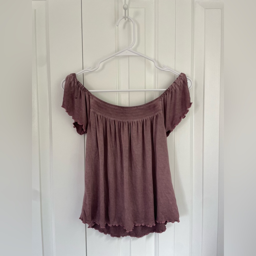 American Eagle Outfitters Off the Shoulder Top